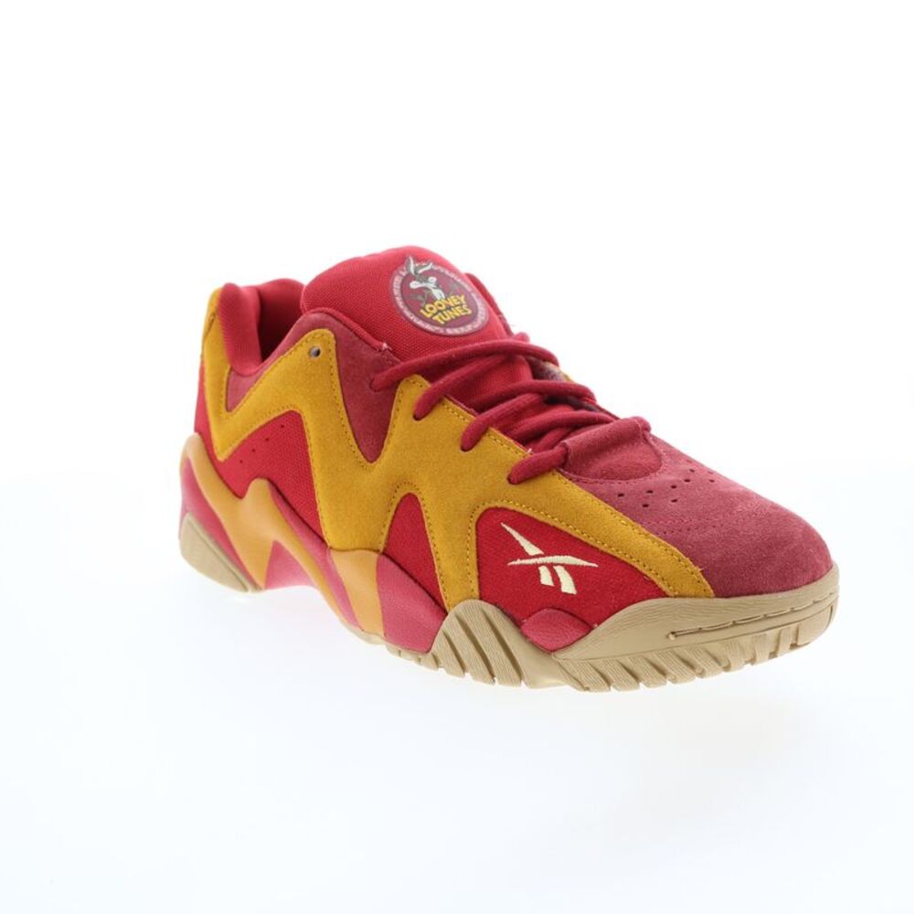Reebok Mens Hurrikaze II Low Red Shoes (NWT) - Picture 2 of 7